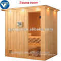 Factory Fashional Dry Mini Hemlock Wood Sauna Room and cheapest solid wood sauna rooom